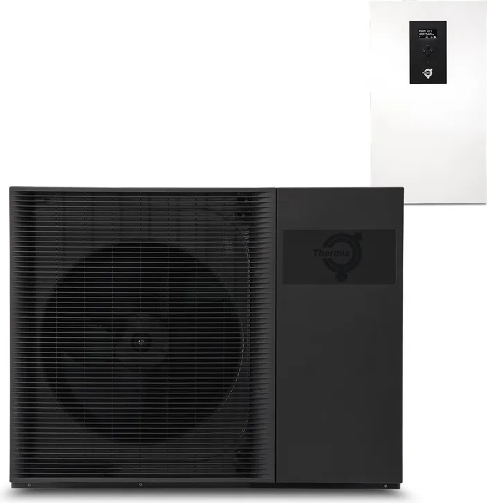 Thermia iTec XTR boileriga — Integreeritud soojaveeboiler